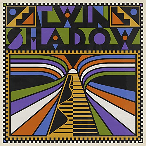 Album cover for Twin Shadow, featuring geometric shapes and a tunnel illusion.