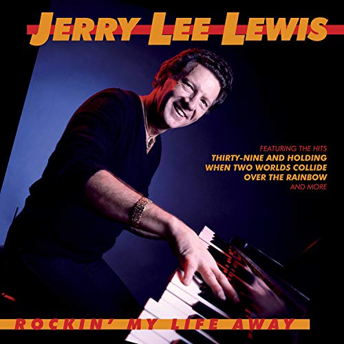 Jerry Lee Lewis CD cover featuring the musician at a piano.