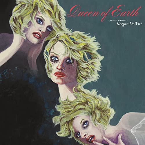 Painted portraits of a blonde woman with red text: "Queen of Earth.