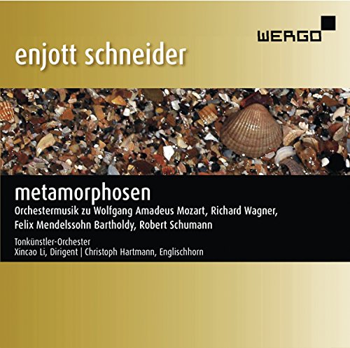CD cover for "Metamorphosen" by Enjott Schneider, featuring seashells.