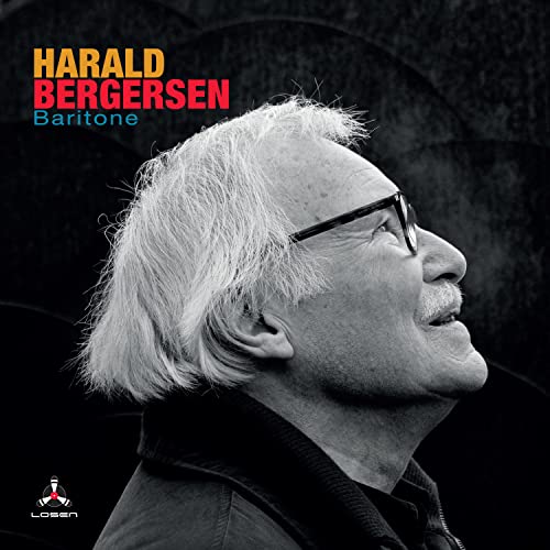 CD cover featuring a black and white portrait of Harald Bergersen.