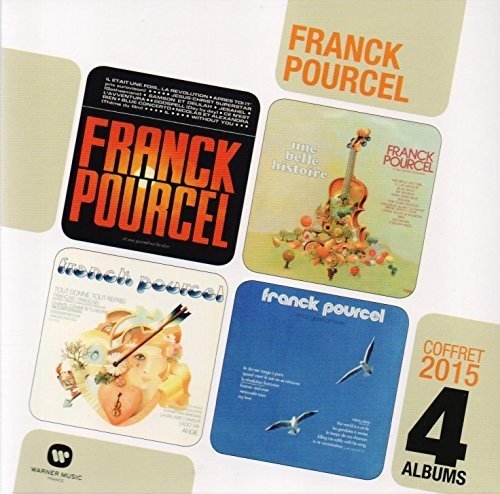 Franck Pourcel CD box set with four album cover images.