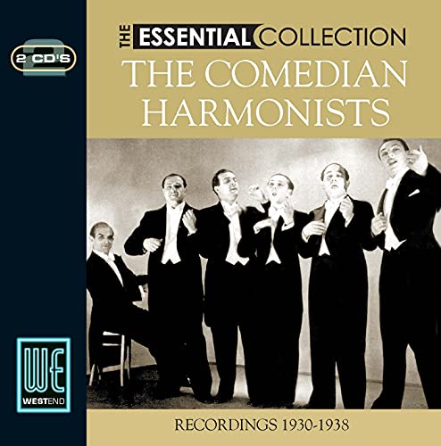 CD cover for The Comedian Harmonists, featuring a black and white group portrait.