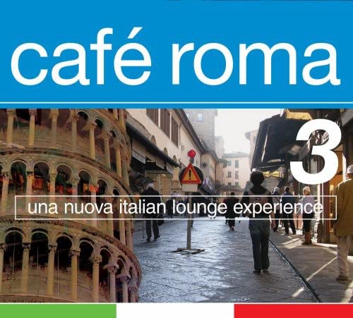 “Café Roma 3” CD cover with Italian scenery and the number three.