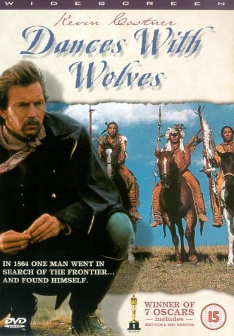 DVD cover featuring Kevin Costner and Native Americans on horseback against a blue sky.