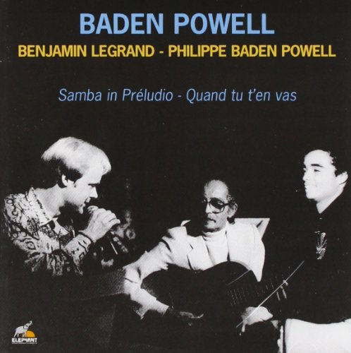 CD cover featuring three musicians, Baden Powell prominent with a guitar.