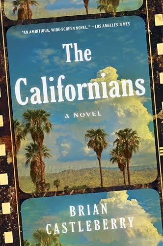 Book cover for āThe Californiansā with palm trees and blue sky.