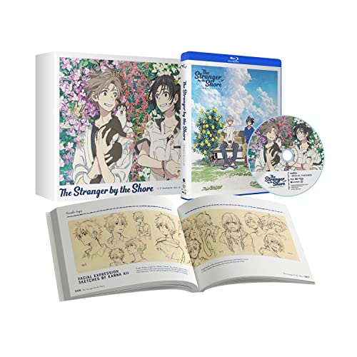 The Stranger By The Shore" Blu-ray with anime artwork and booklet.