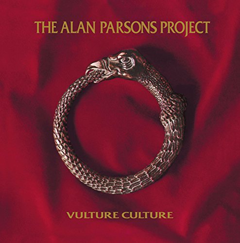 Album cover for The Alan Parsons Project's "Vulture Culture" featuring a snake ouroboros.