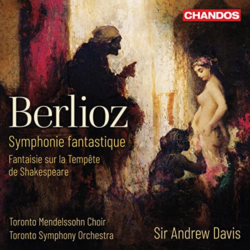 CD cover for Berlioz’s Symphonie fantastique featuring figures in a painting.
