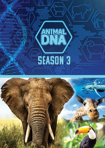“Animal DNA: Season Three” DVD cover featuring elephants, giraffes, and a toucan.
