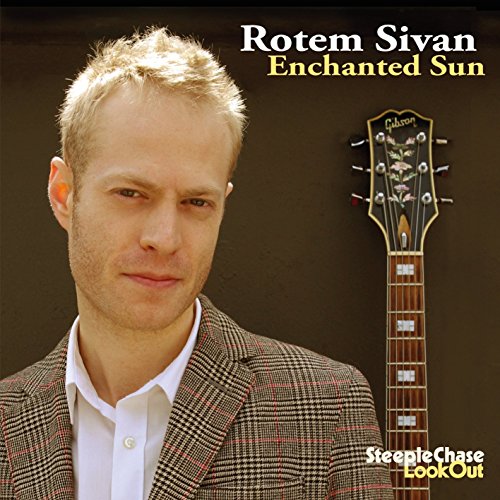 CD cover featuring Rotem Sivan and a floral-decorated Gibson guitar.