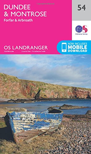 Landranger (54) Dundee & Montrose, Forfar & Arbroath (OS Landranger Map)