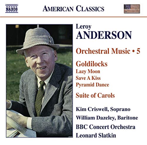 CD cover featuring composer Leroy Anderson in a hat and suit.