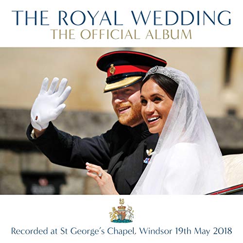 CD cover featuring Prince Harry and Meghan Markle on their wedding day.