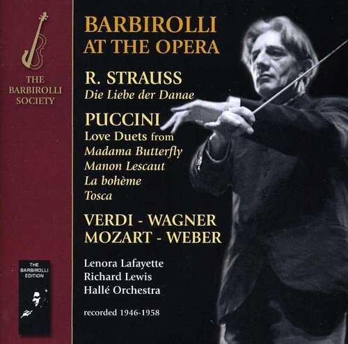 CD cover featuring conductor John Barbirolli and opera composers’ names.