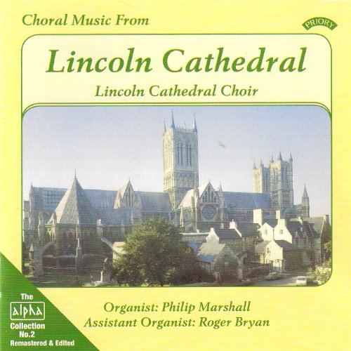 CD cover featuring Lincoln Cathedral and text for choral music.