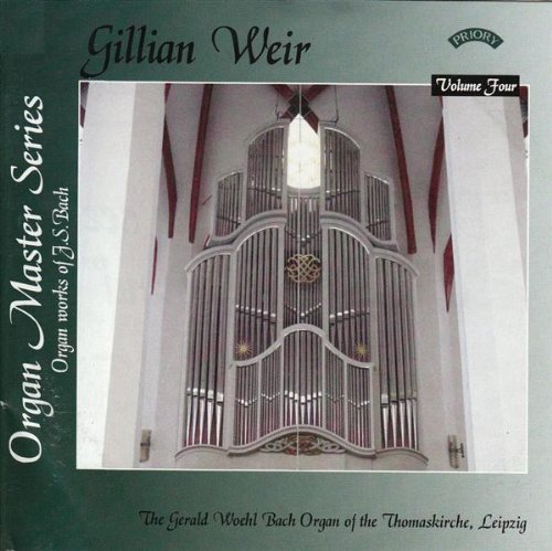 CD cover featuring a large pipe organ inside a church, green background.