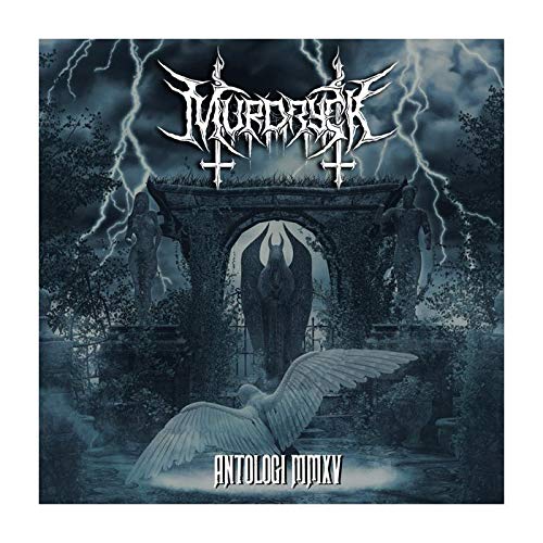 CD cover for "Murdryck - Antalogi Mmxv" with dark, stormy imagery.