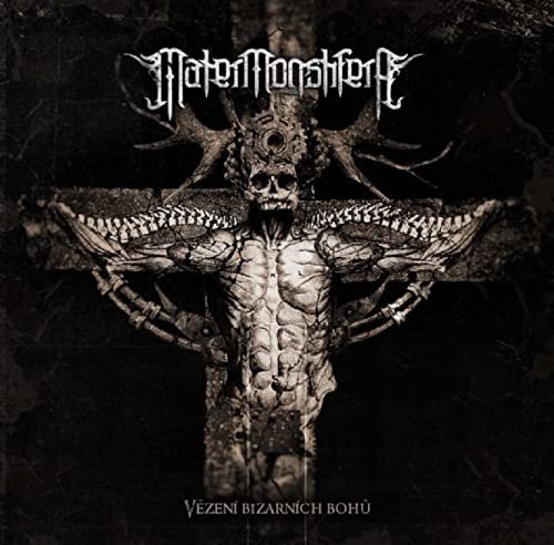 Dark album cover featuring a skeletal figure on a thorny cross.