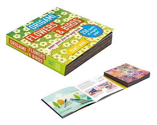 Origami Flowers and Birds: Paper pack plus 64-page book (Origami Paper & Book)