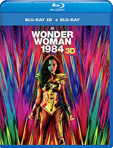 Wonder Woman 1984 Blu-ray case featuring Gal Gadot in costume.