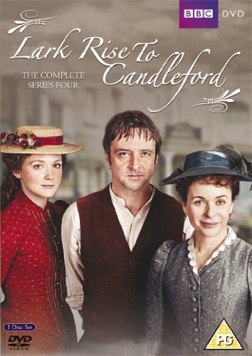 DVD cover for "Lark Rise To Candleford - Series 4" featuring three actors.