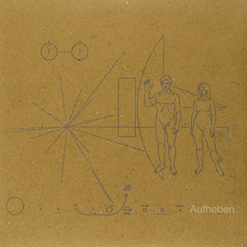 Vinyl record cover for Brian Jonestown Massacre’s “Aufheben” with sketched figures.