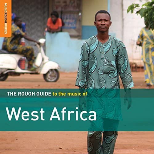 CD cover: man in patterned shirt, West Africa scenery.