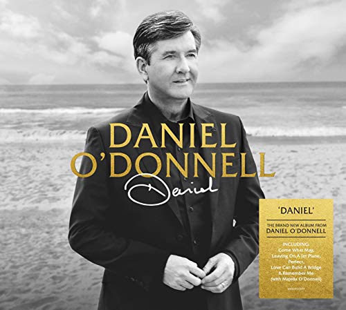 CD cover for Daniel O’Donnell’s album “Daniel” featuring his portrait.