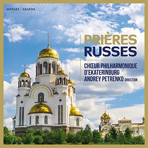 CD cover: Russian Orthodox church with gold domes under a blue sky.