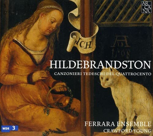 CD cover featuring a Renaissance painting of a woman and cat.
