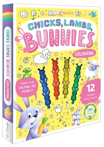 Chicks, Lambs, Bunnies Colouring (Colourmania Eco)