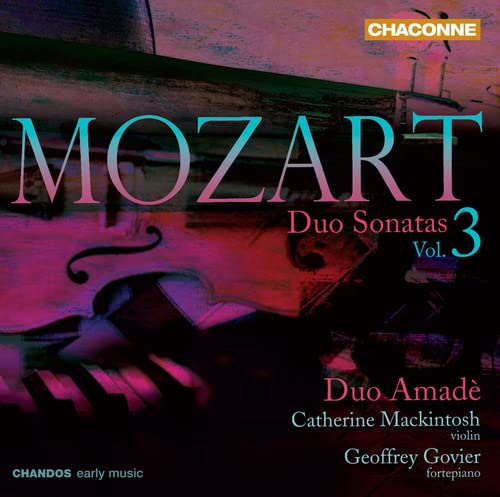 CD cover for Mozart Duo Sonatas Vol. 3 by Duo Amadè.