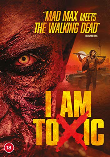 DVD cover for "I Am Toxic" featuring a zombie and post-apocalyptic scene.