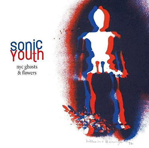 Sonic Youth album cover: abstract red, white, and blue figure.