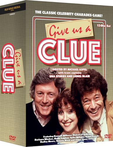 DVD box set cover for Give Us A Clue featuring Michael Aspel, Una Stubbs, Lionel Blair.