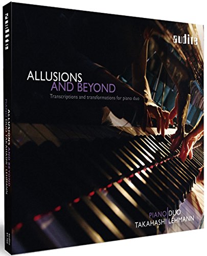 CD cover for "Allusions And Beyond" by Piano Duo Takahashi Lehmann.