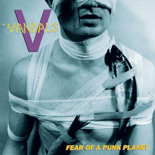 CD cover: Man bandaged with fish, "The Vandals" and album title.