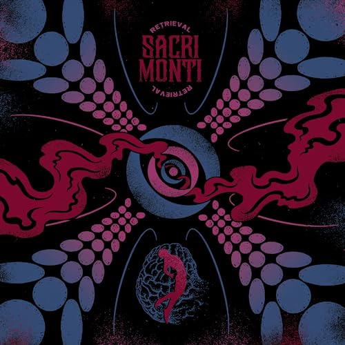 Album cover with an eye, brain, and red swirling shapes on black.