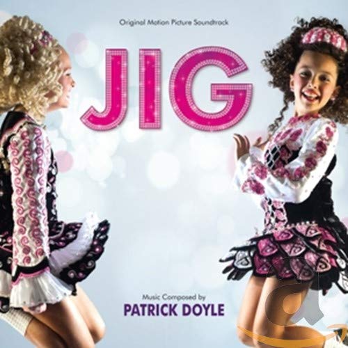 CD cover for "Jig" featuring two young girls in Irish dance costumes.