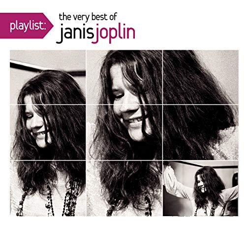 Janis Joplin album cover with six black and white portrait photos.