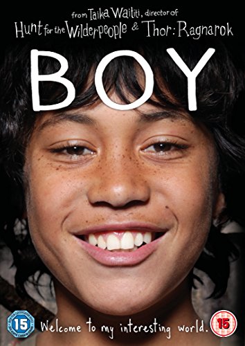 DVD cover for "The Boy" featuring a close-up of a smiling young boy.