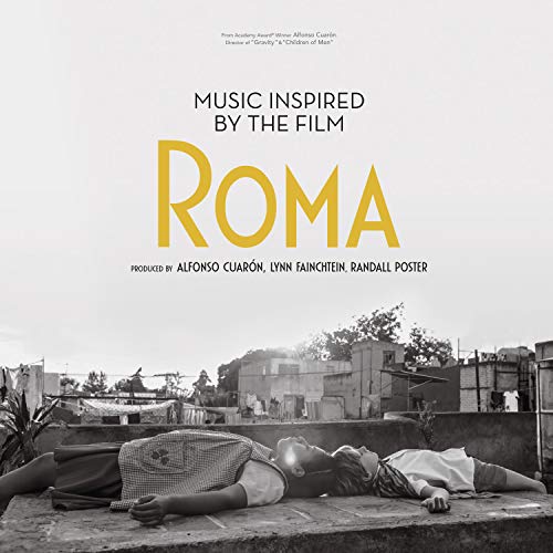 CD cover for "Music Inspired By The Film Roma" with a rooftop scene.