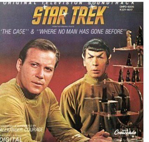 CD cover featuring Captain Kirk and Spock from Star Trek.