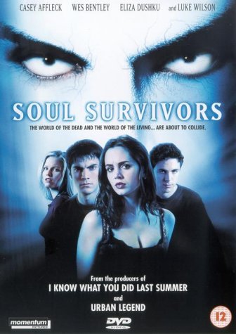 DVD cover for "Soul Survivors" featuring intense eyes and four young actors.