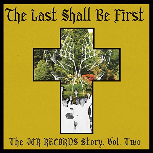 CD cover with a yellow background and a cross formed by hands.