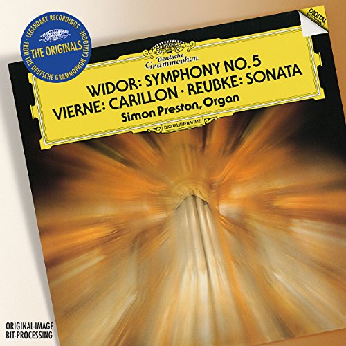 CD cover for Widor’s Symphony No.5 performed by Simon Preston.