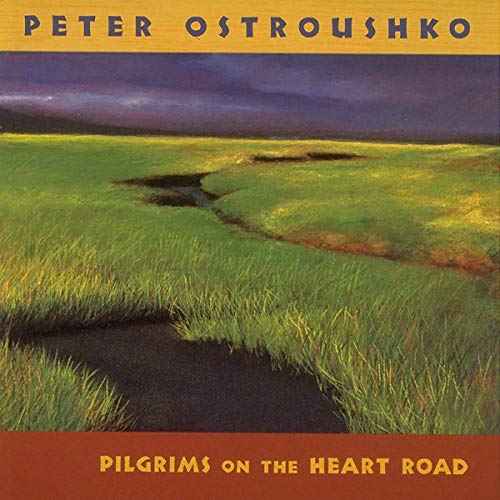 CD cover for "Pilgrims on the Heartroad" featuring a painted landscape.