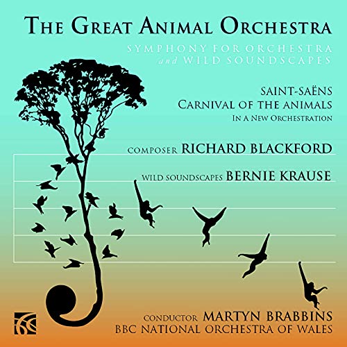 CD cover for "The Great Animal Orchestra" featuring silhouetted figures.